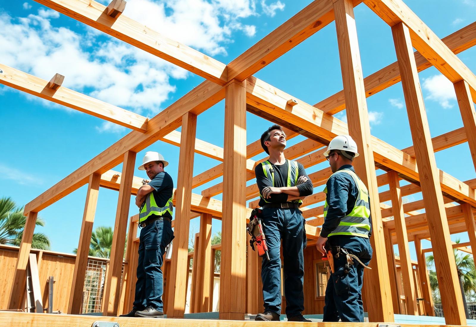 QRBJ carpenters on a Queensland construction site